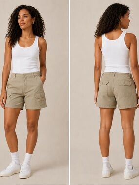 Polo by Ralph Lauren Women's Khaki Tan Jean Shorts